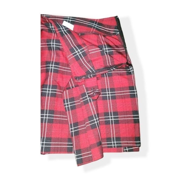 Becky Thatcher Uniform skort s:8 color:red plaid - Picture 2 of 7